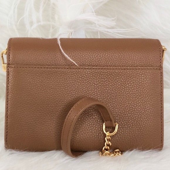 👜New Tory Burch 👜Bark Rolled Gold Britten Chain - Picture 2 of 6